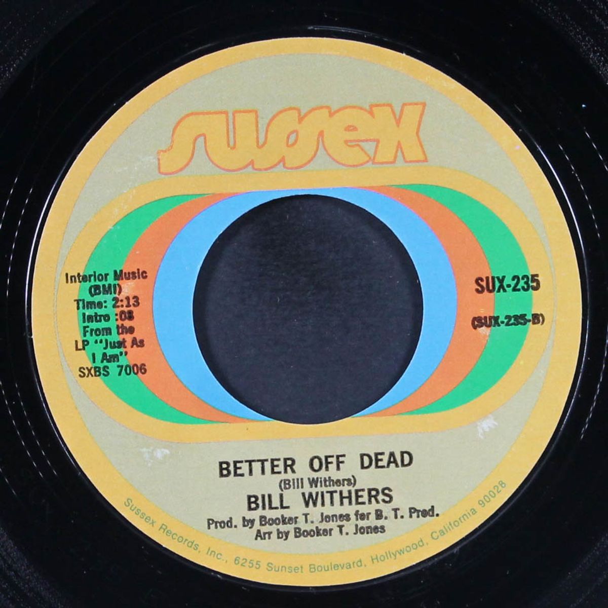 lean on me / better off dead by BILL WITHERS