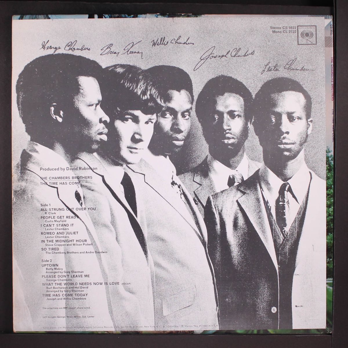 the time has come by CHAMBERS BROTHERS