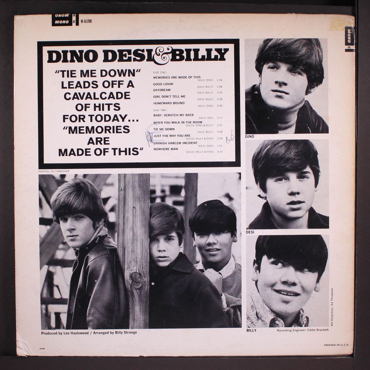 memories are made of this by DINO, DESI & BILLY
