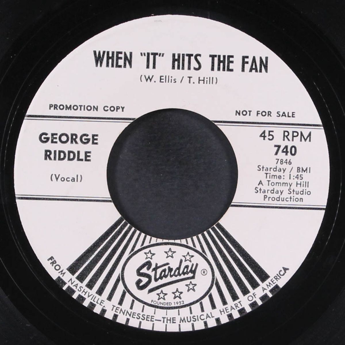when it hits the fan / sad tale of woe by GEORGE RIDDLE