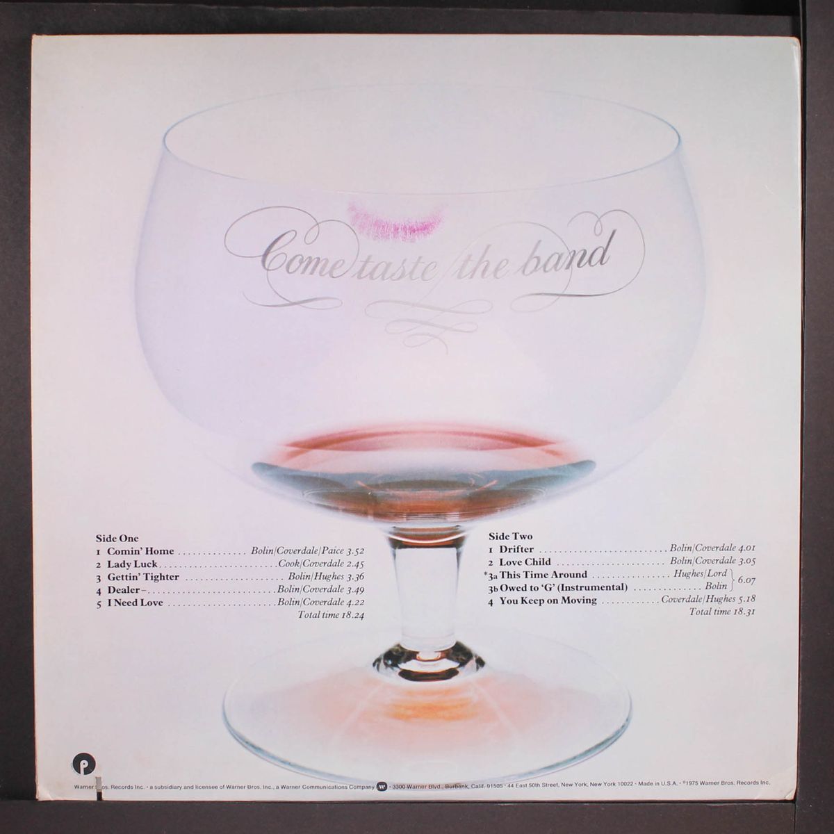 come taste the band by DEEP PURPLE