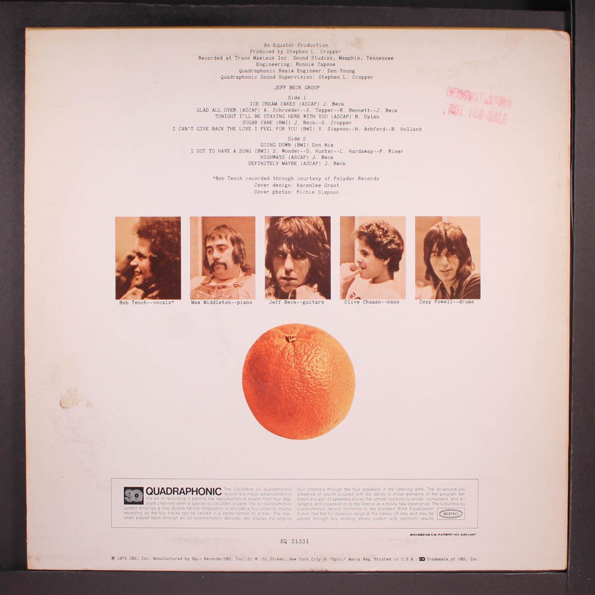 jeff beck group by JEFF BECK GROUP