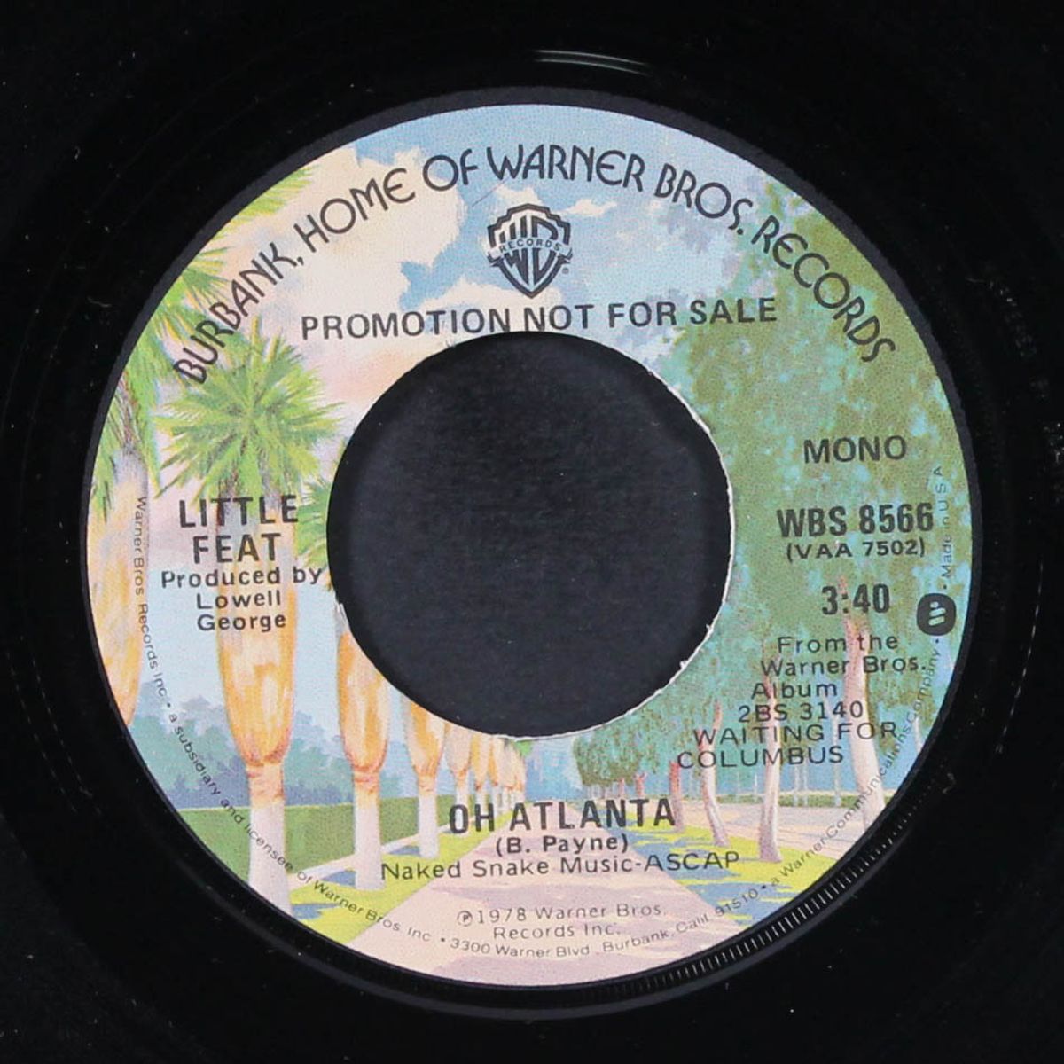 oh atlanta / mono by LITTLE FEAT