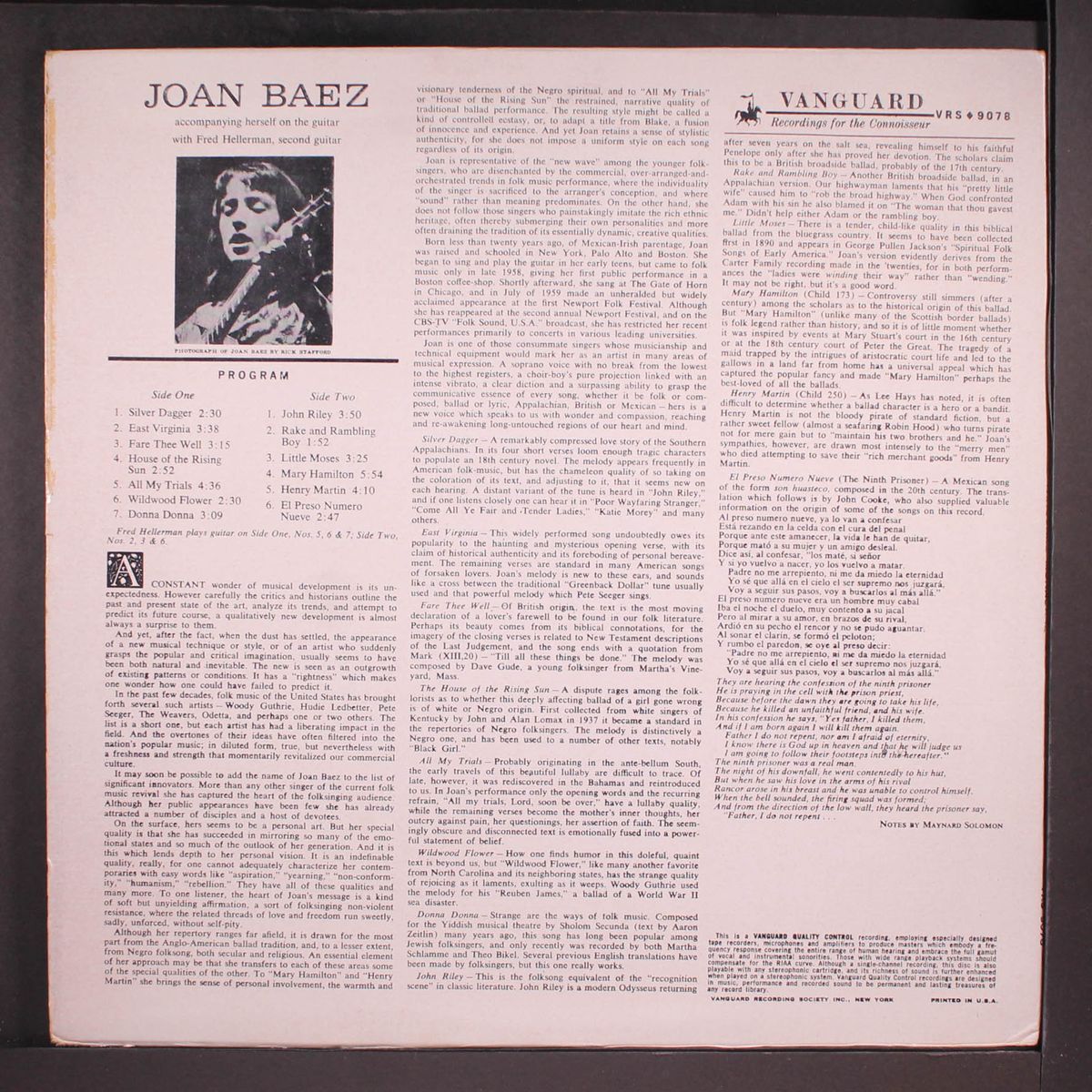 joan baez by JOAN BAEZ