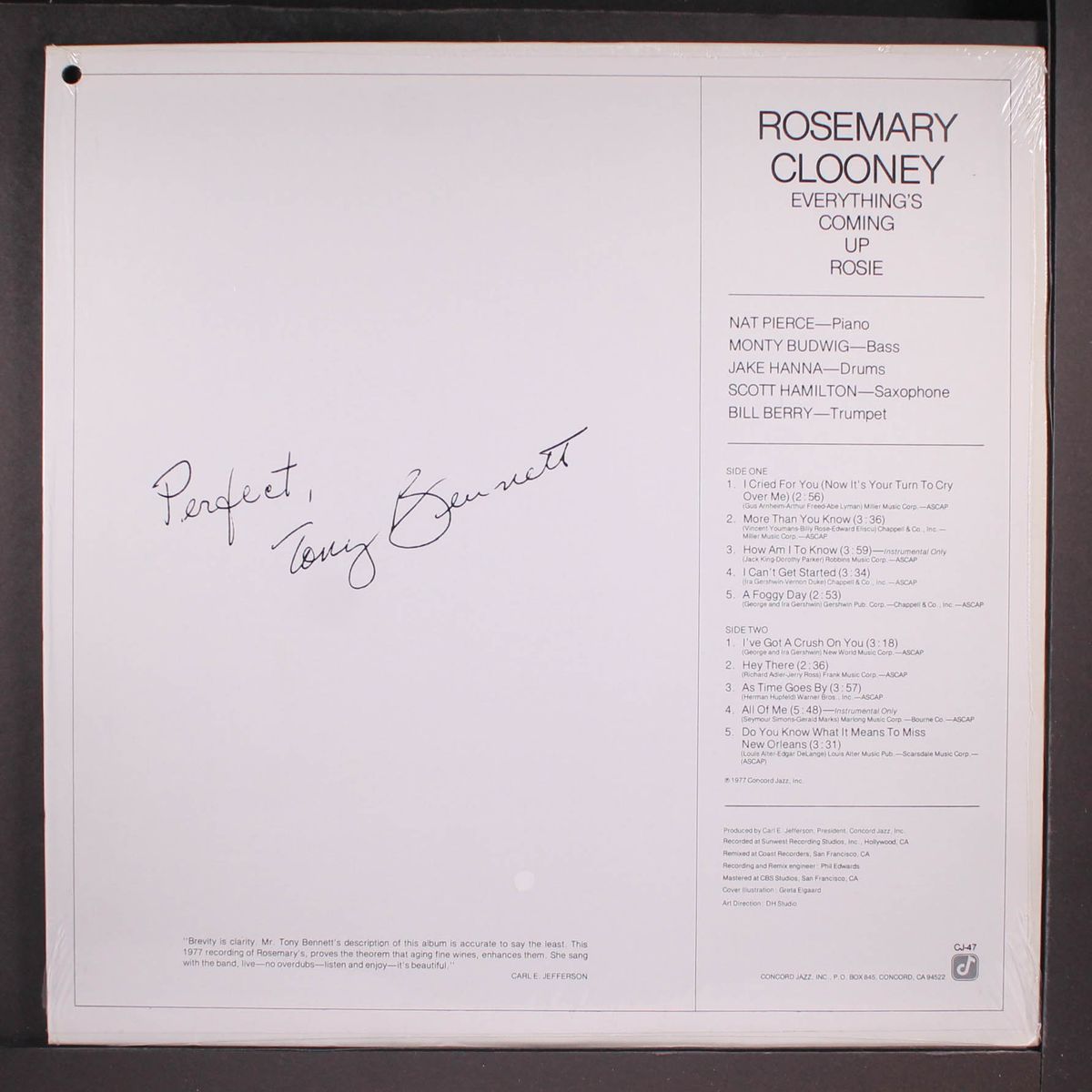 everything's coming up rosie by ROSEMARY CLOONEY