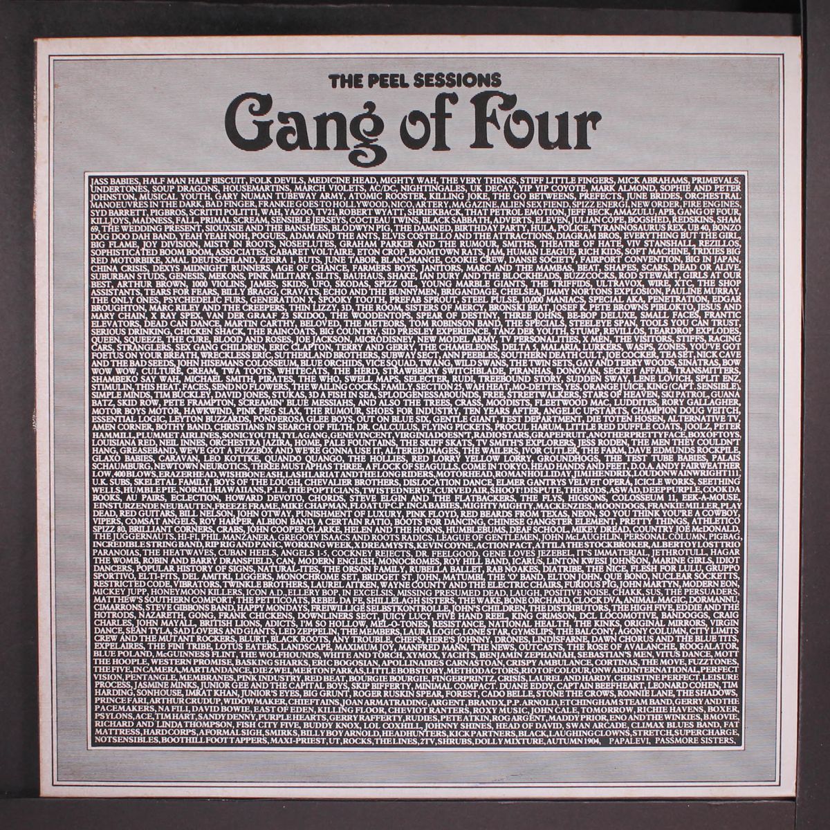 the peel sessions by GANG OF FOUR