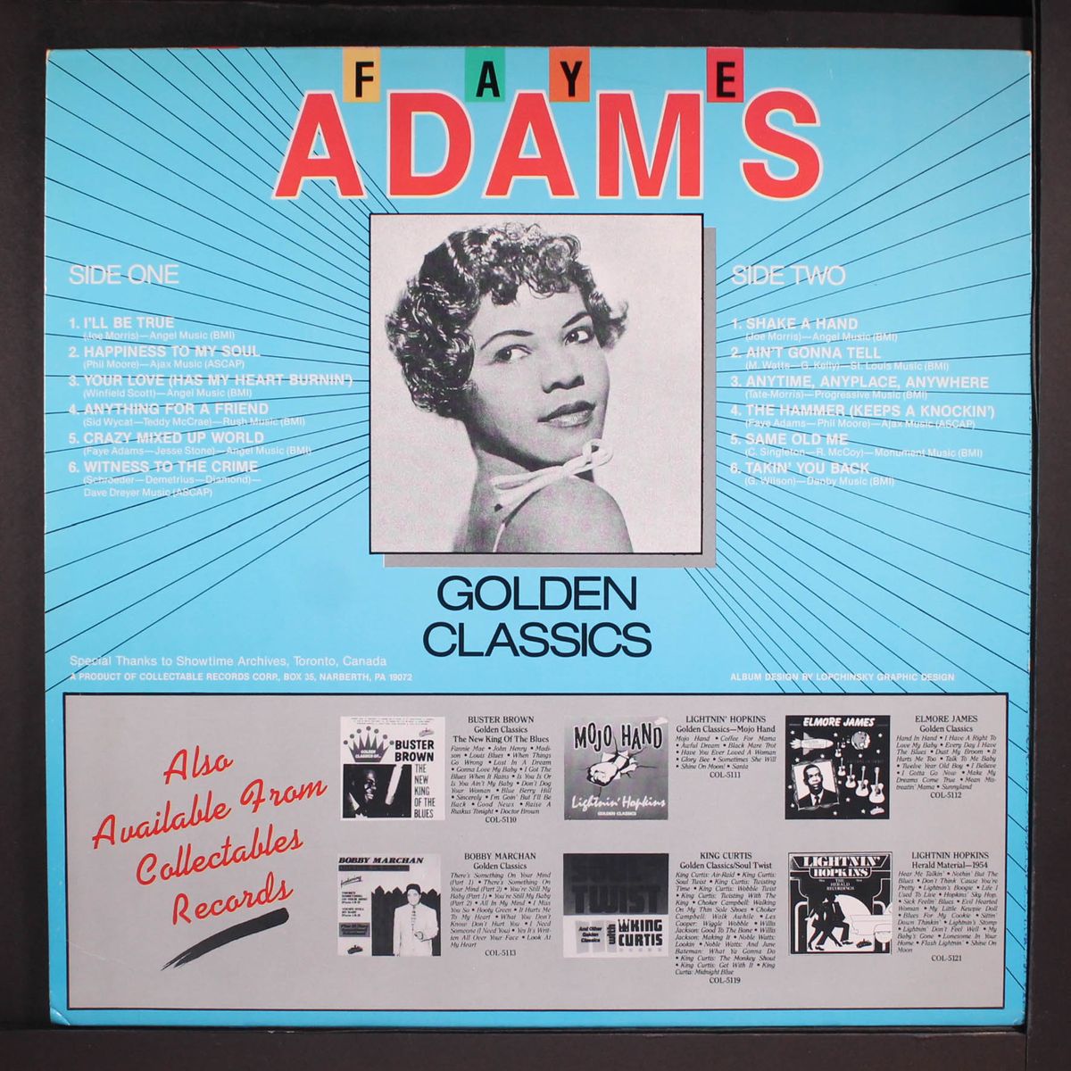 golden classics by FAYE ADAMS