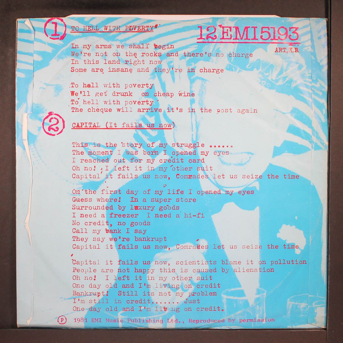 to hell with poverty by GANG OF FOUR