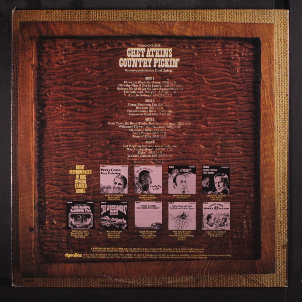 country pickin' by CHET ATKINS