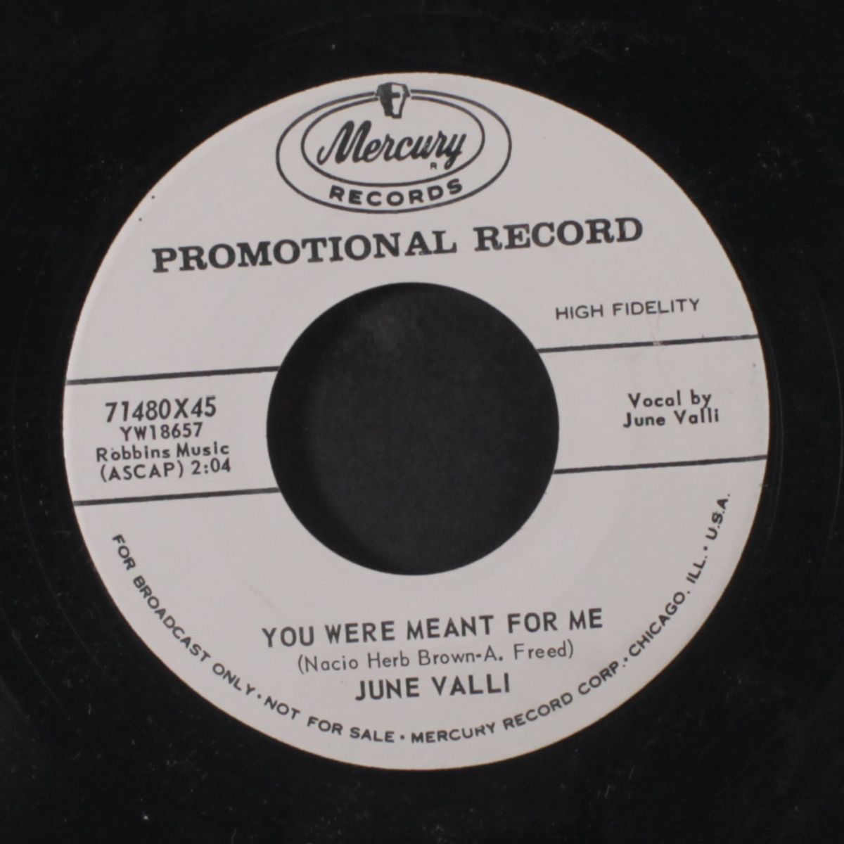 i love you truly / you were meant for me by JUNE VALLI