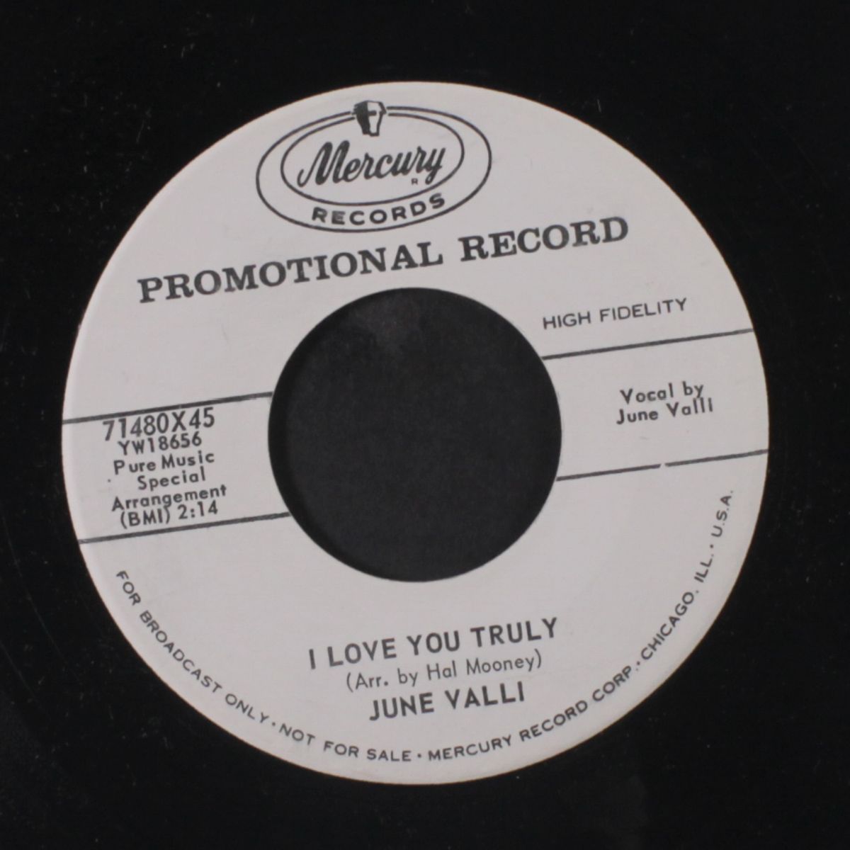 i love you truly / you were meant for me by JUNE VALLI