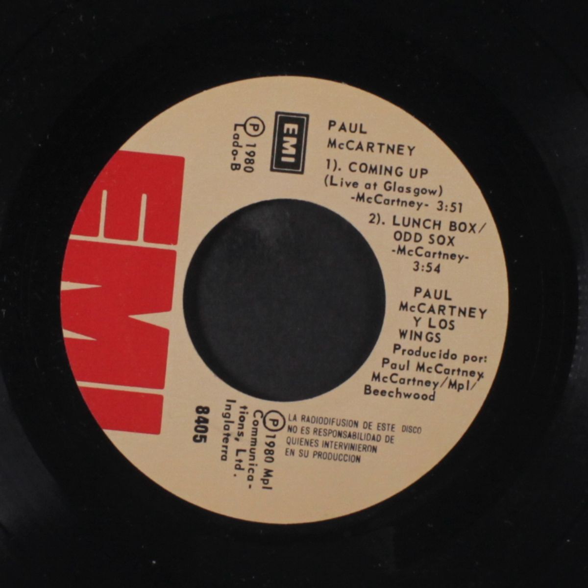 coming up / lunch box / odd sox by PAUL MCCARTNEY