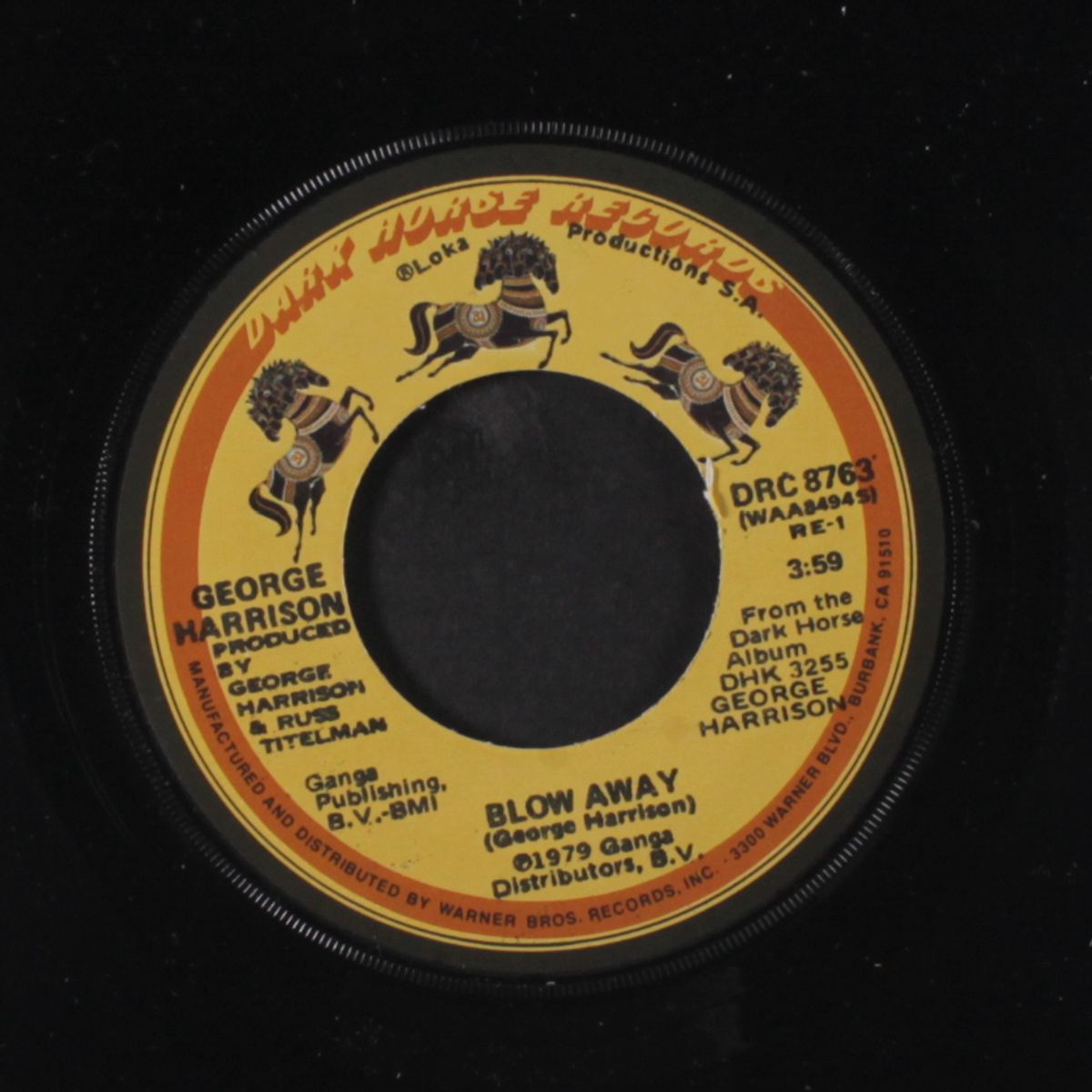 blow away / soft hearted hana by GEORGE HARRISON