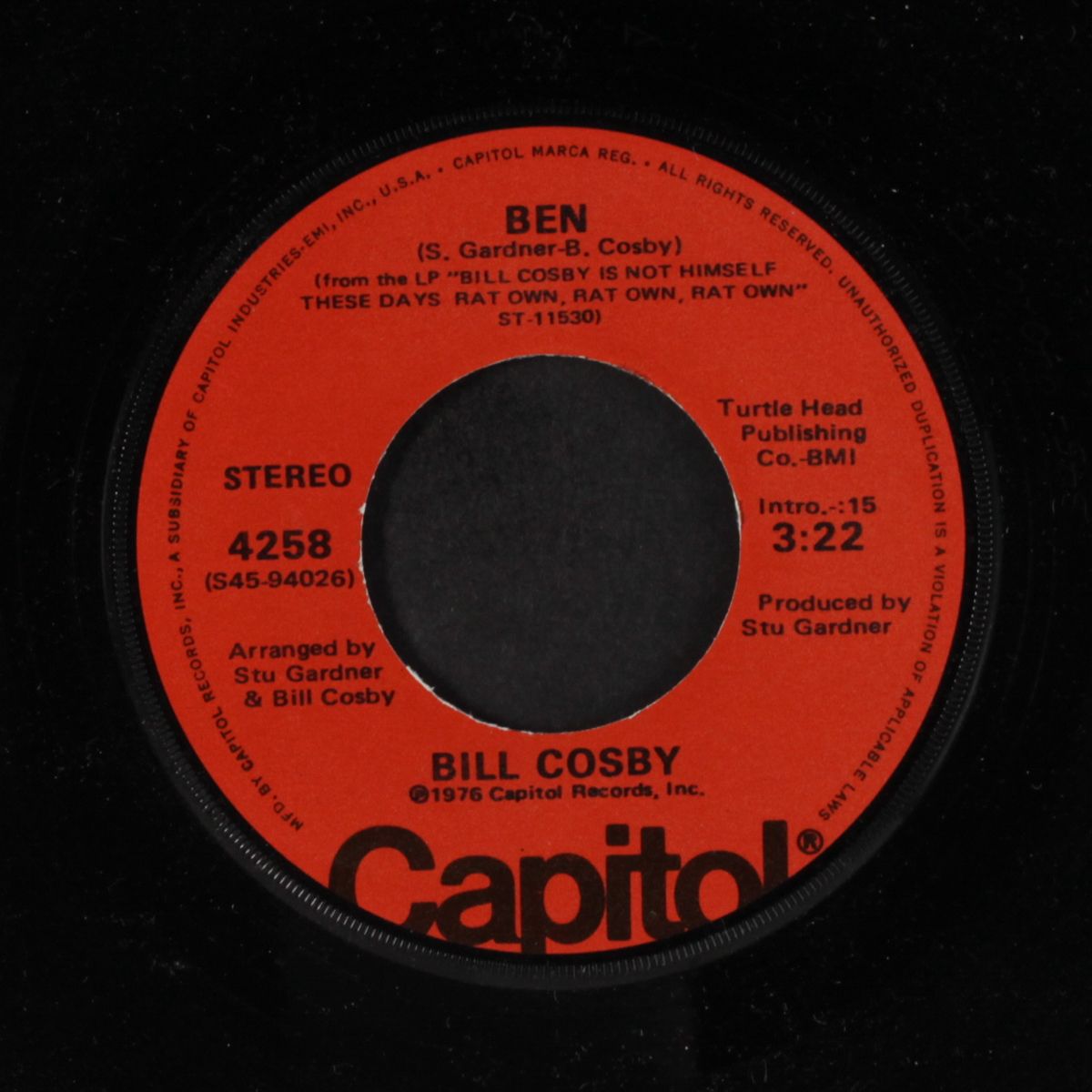 yes, yes, yes / ben by BILL COSBY
