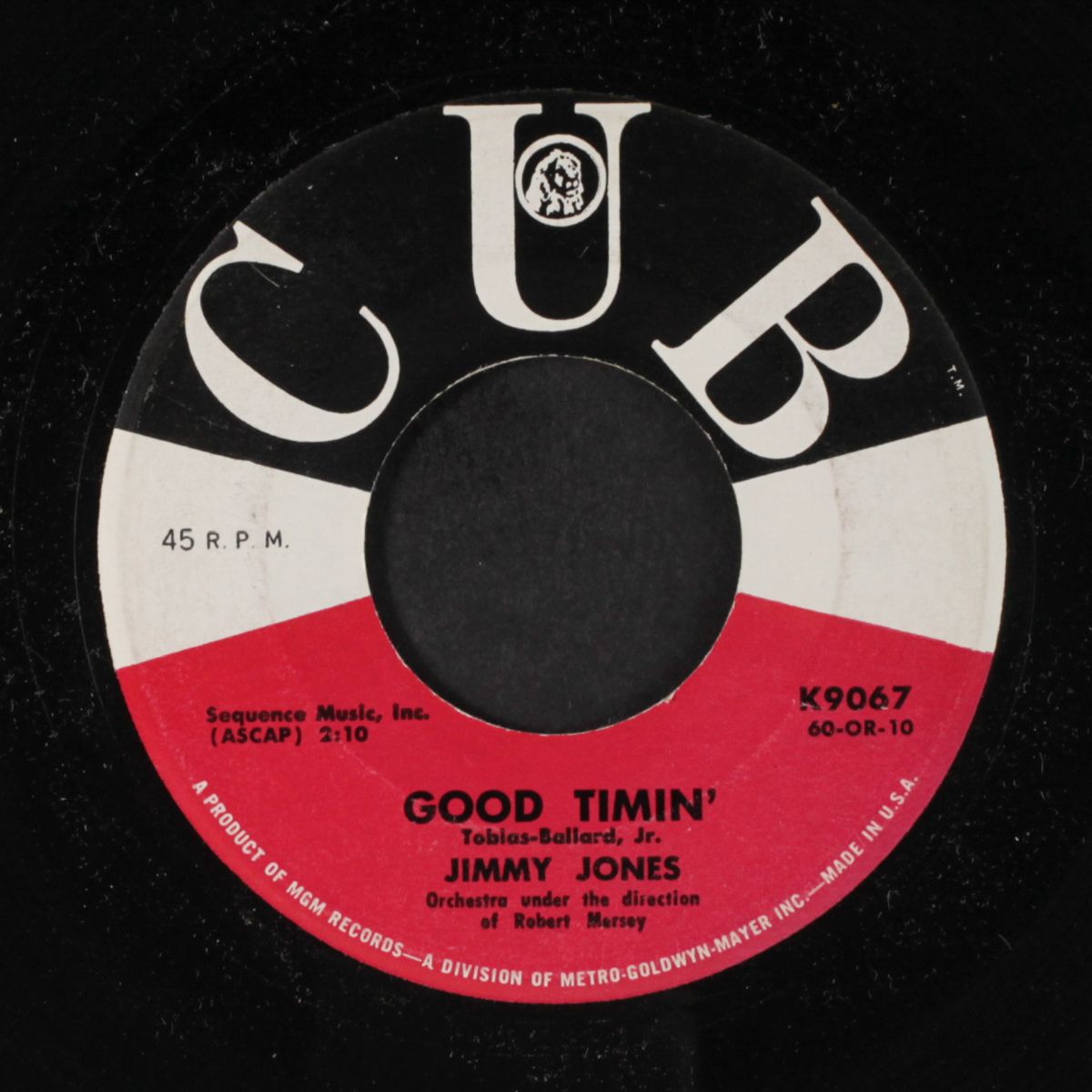 good timin' / my precious angel by JIMMY JONES