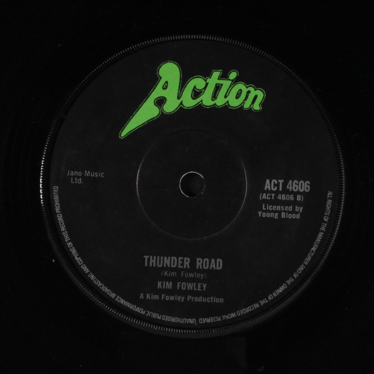 born to make you cry / thunder road by KIM FOWLEY