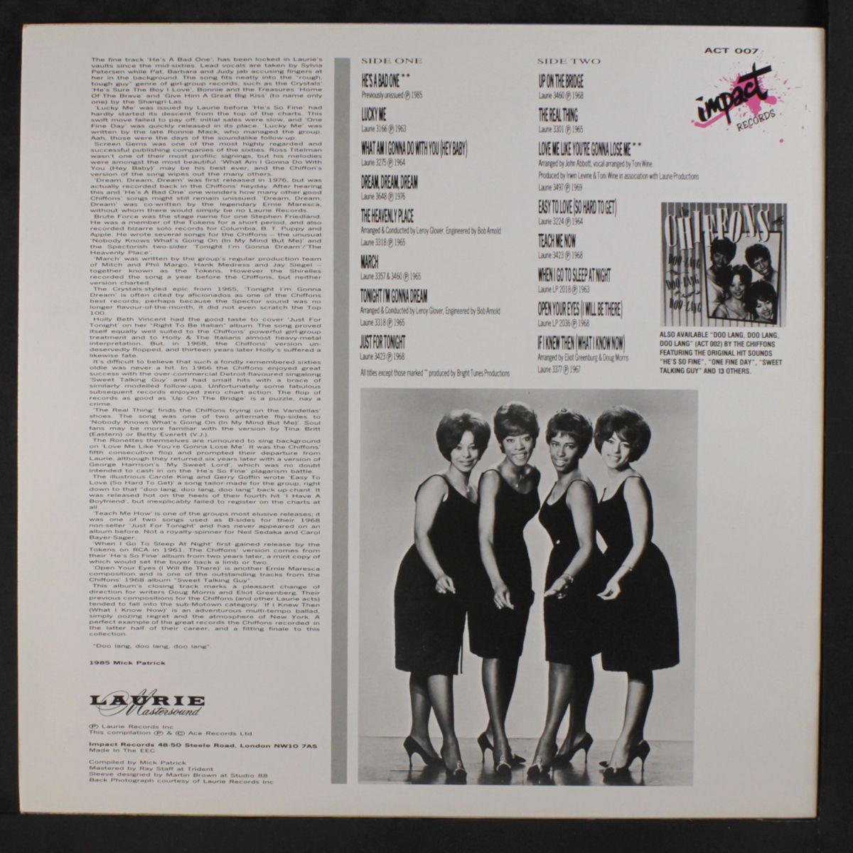 flips, flops & rarities by CHIFFONS