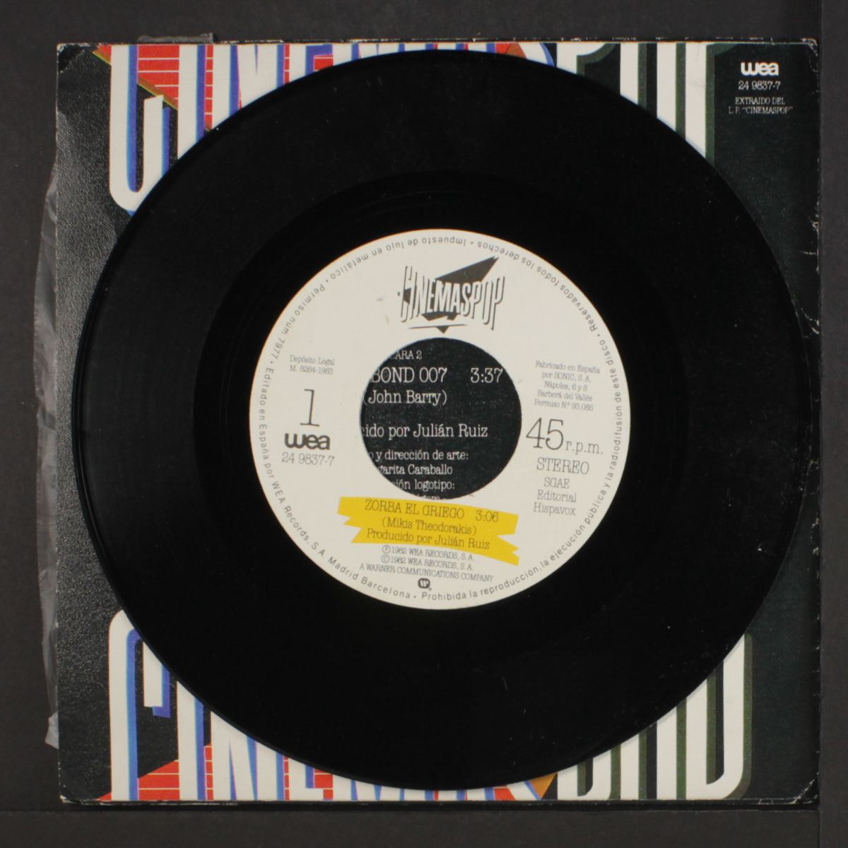 zorba el griego / james bond 007 by CINEMASPOP