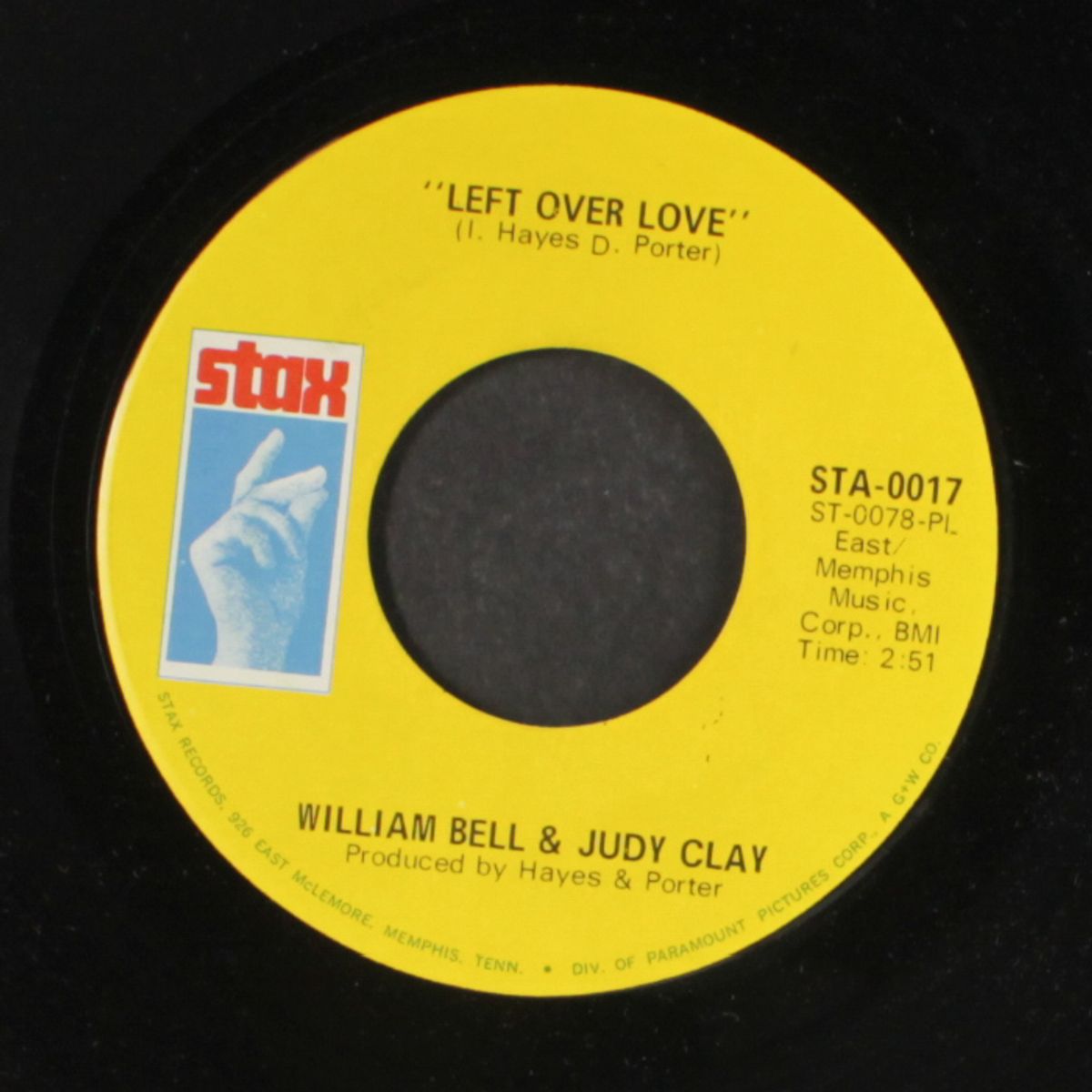 my baby specializes / left over love by WILLIAM BELL & JUDY CLAY