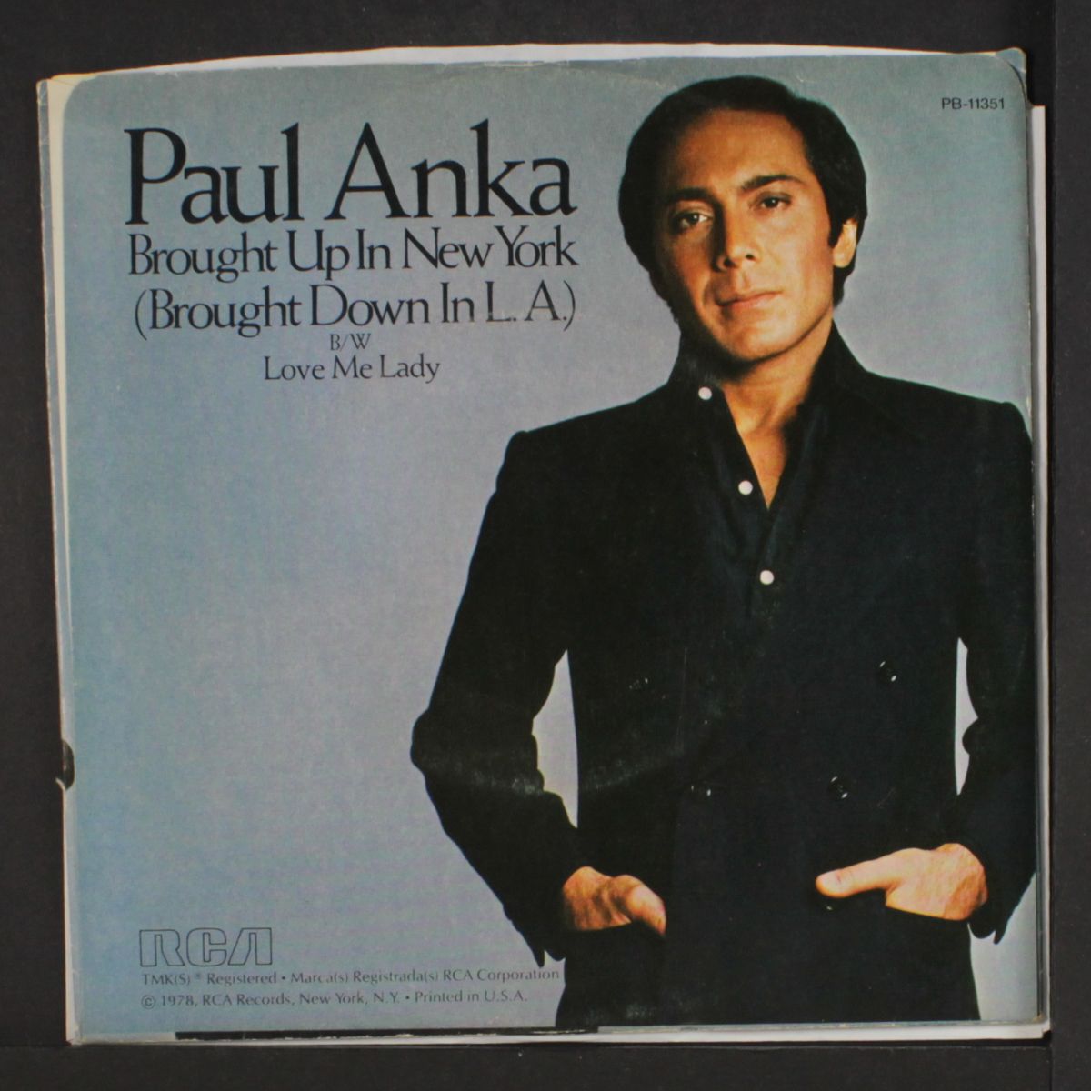 brought up in new york / love me lady by PAUL ANKA