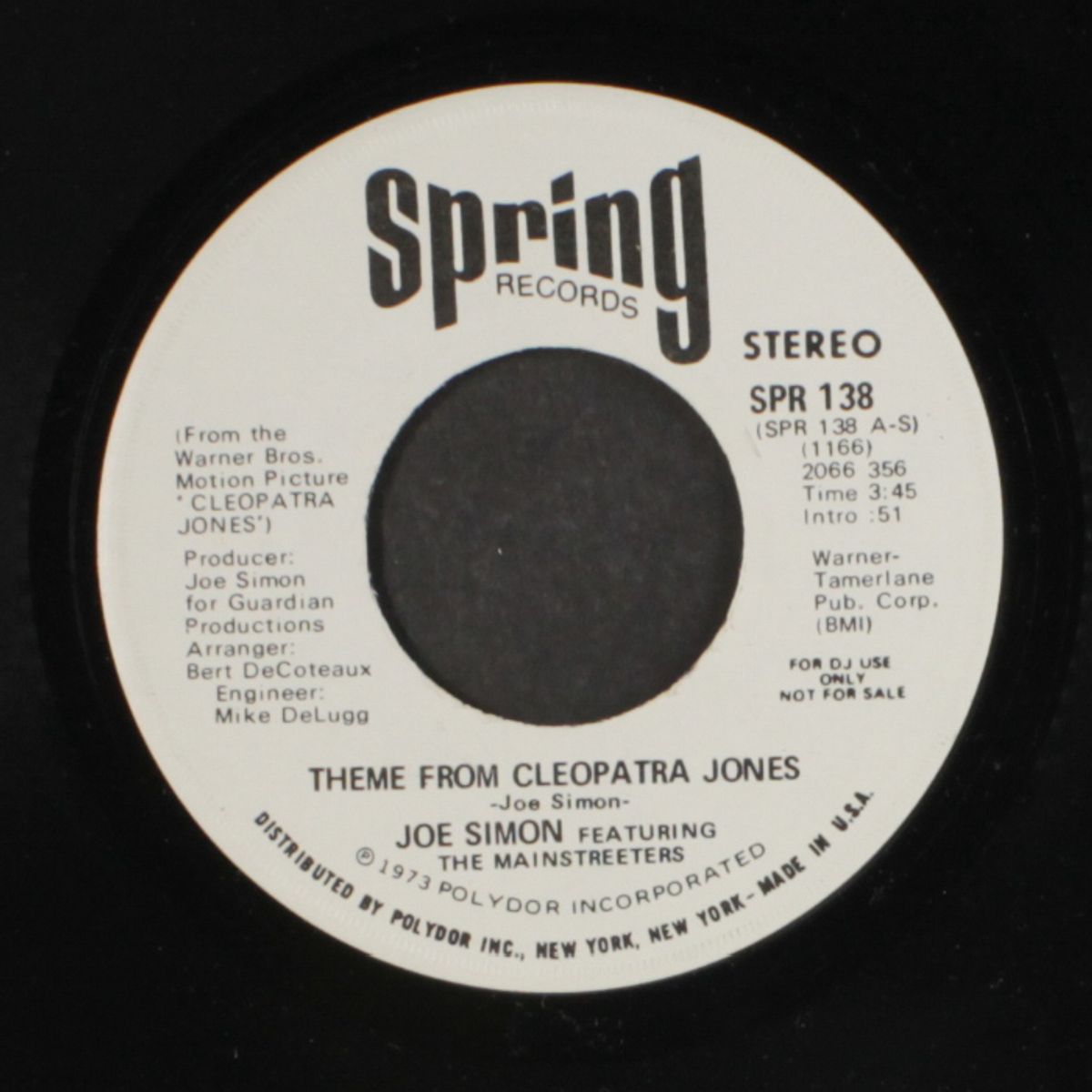 theme from cleopatra jones / mono by JOE SIMON
