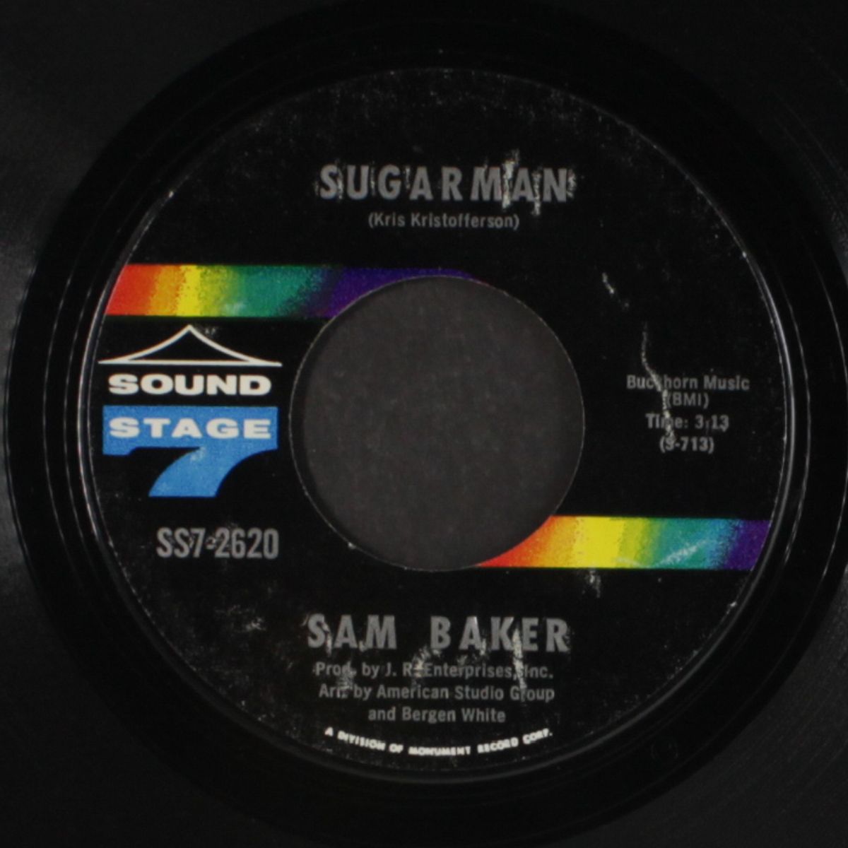 strange sensation / sugarman by SAM BAKER