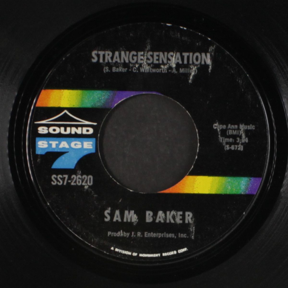 strange sensation / sugarman by SAM BAKER