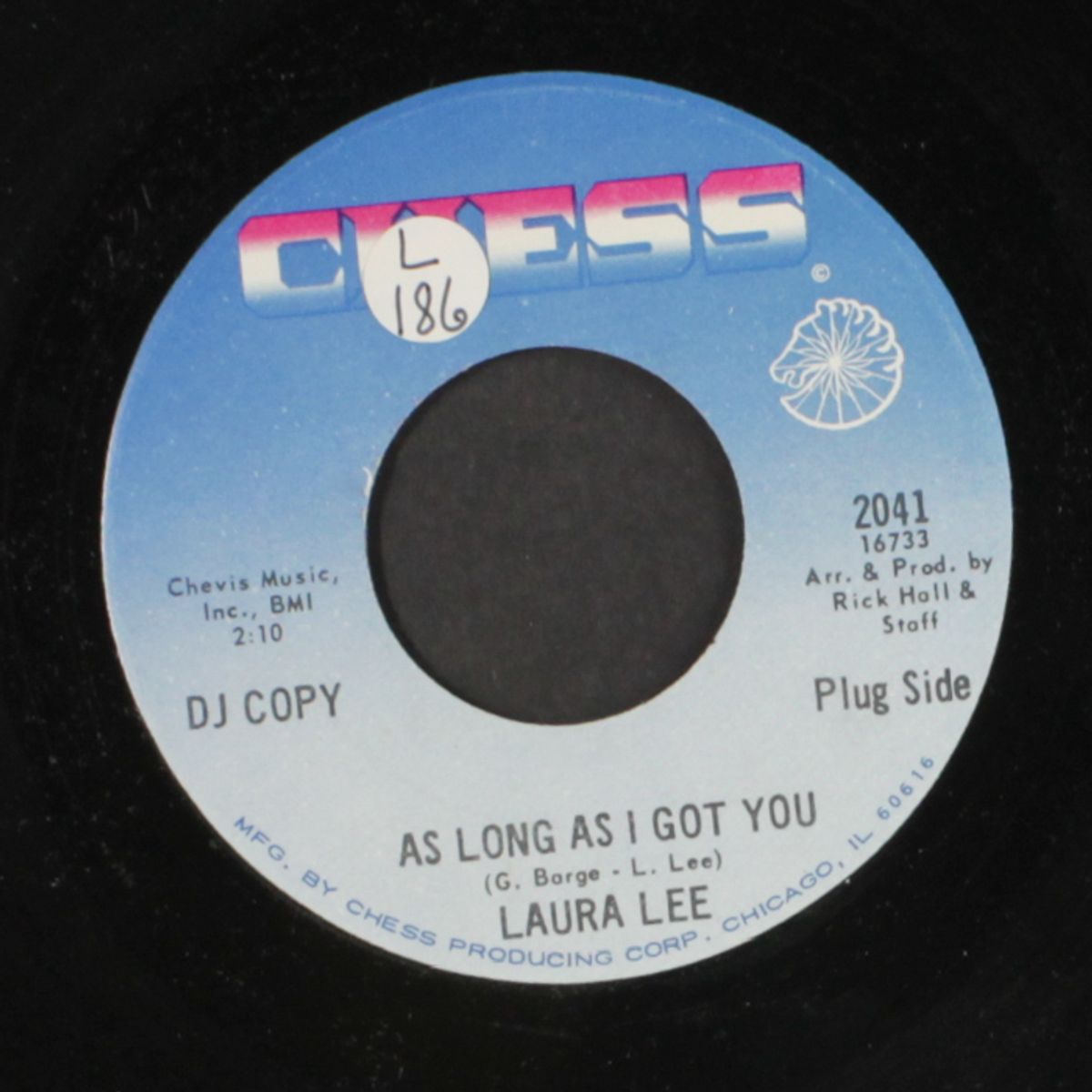 as long as i got you / a man with some backbone by LAURA LEE