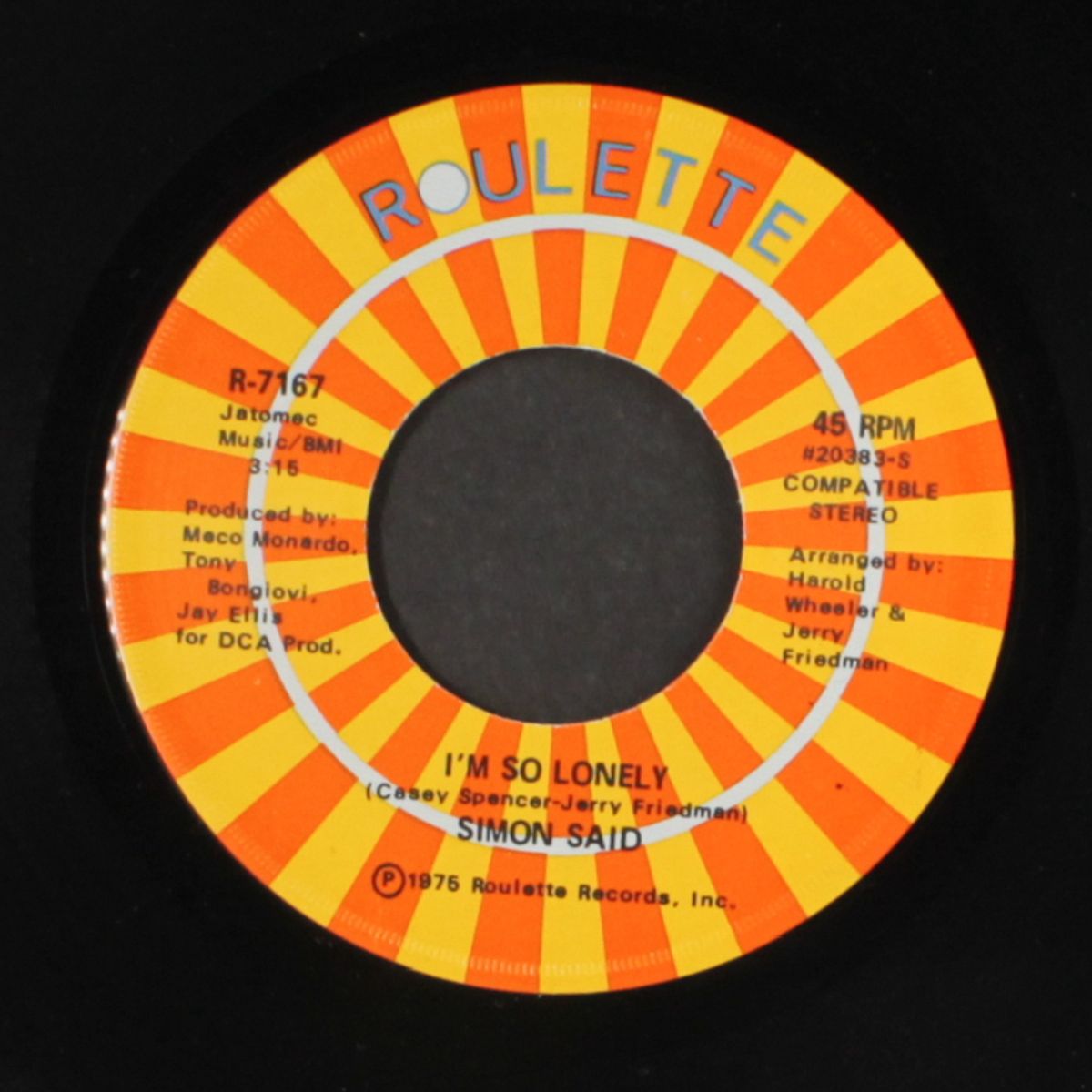 love song / i'm so lonely by SIMON SAID