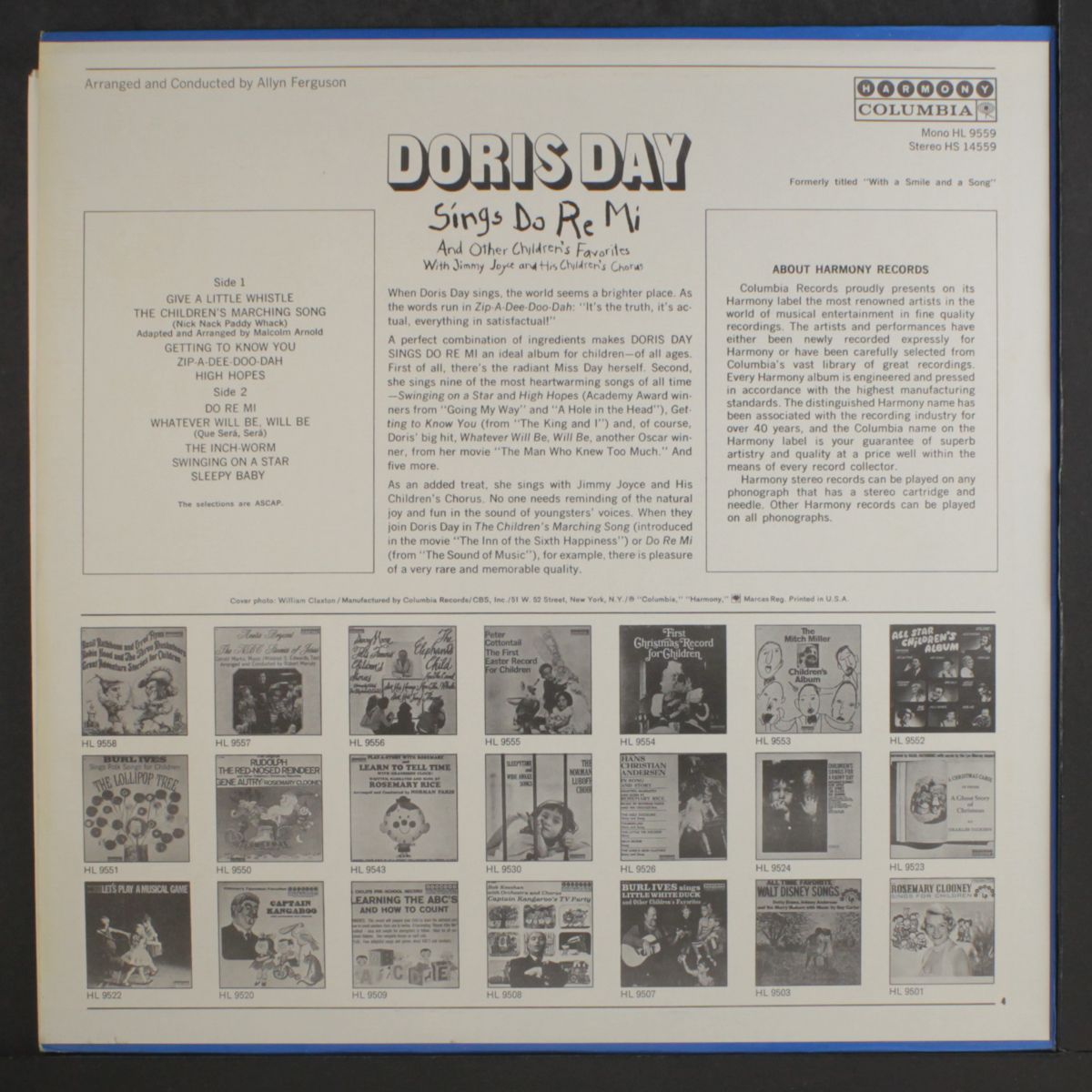 sings do re mi and other children's favorites by DORIS DAY