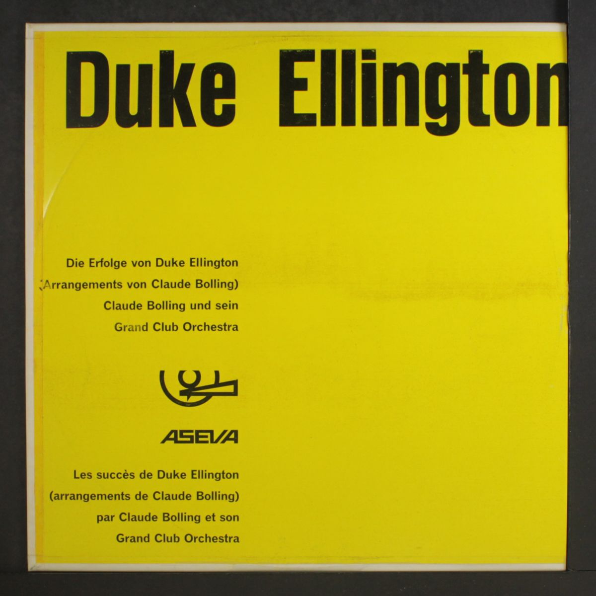 les succes de duke ellington by CLAUDE BOLLING