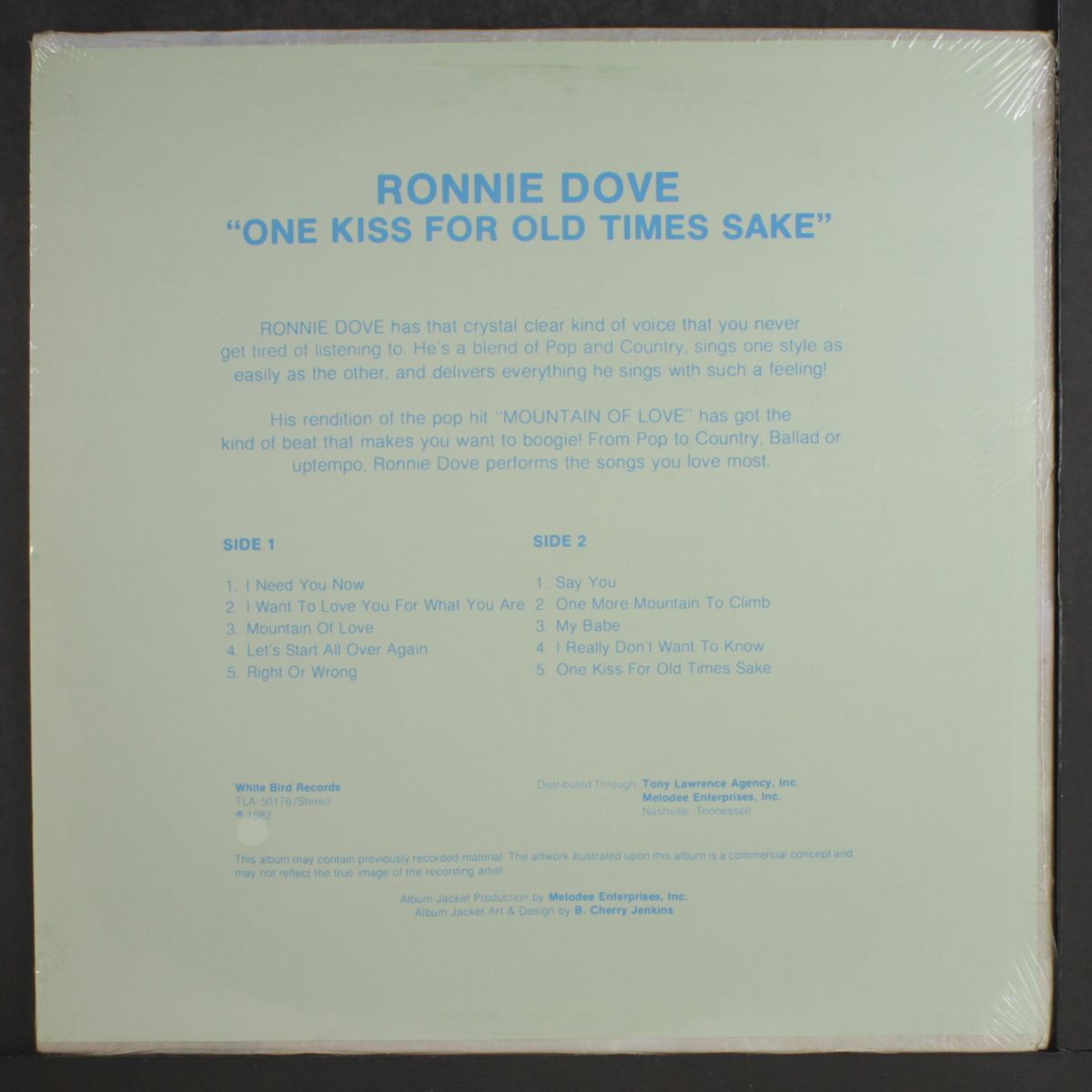 one kiss for old times sake by RONNIE DOVE