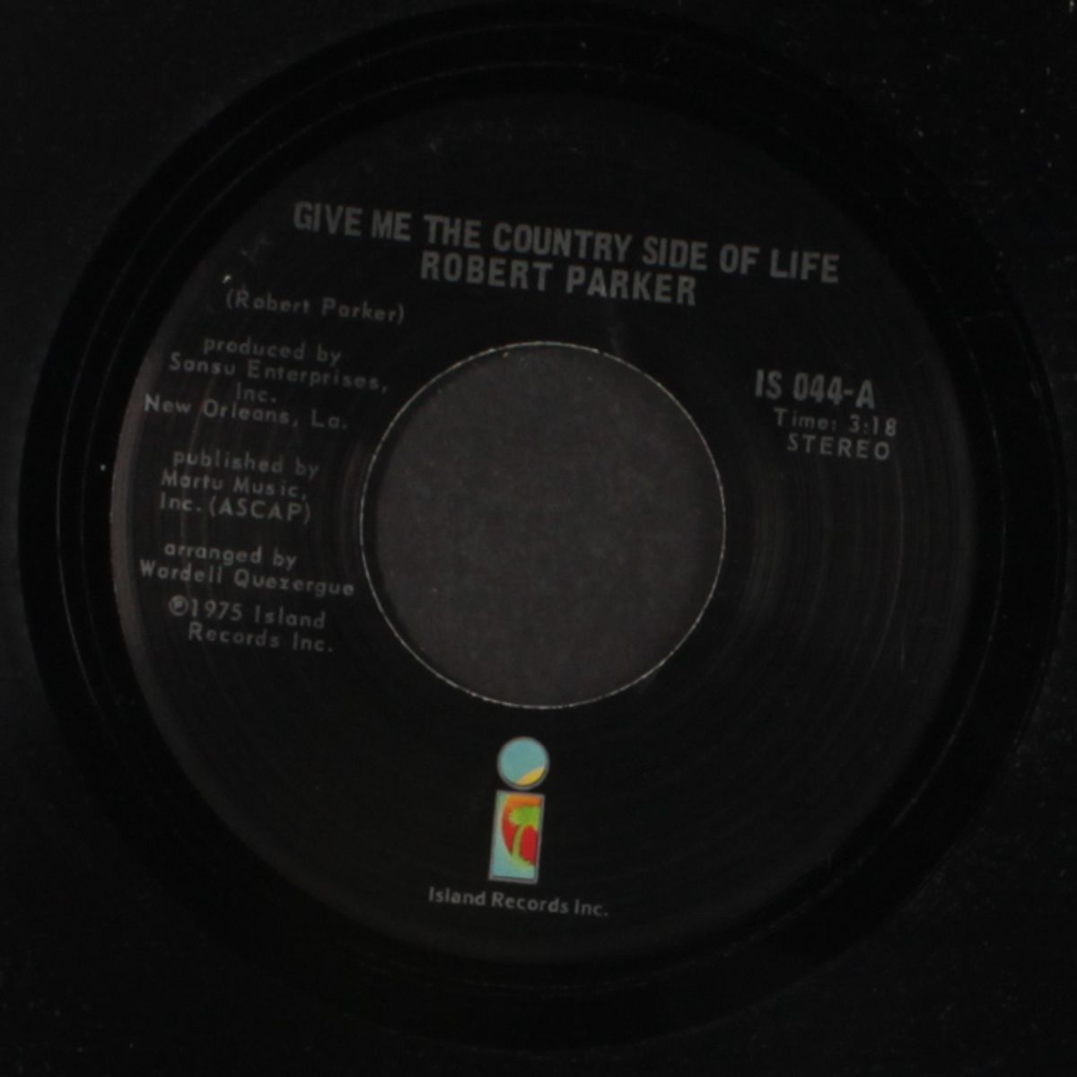 give me the country side of life / it's hard but it's fair by ROBERT PARKER