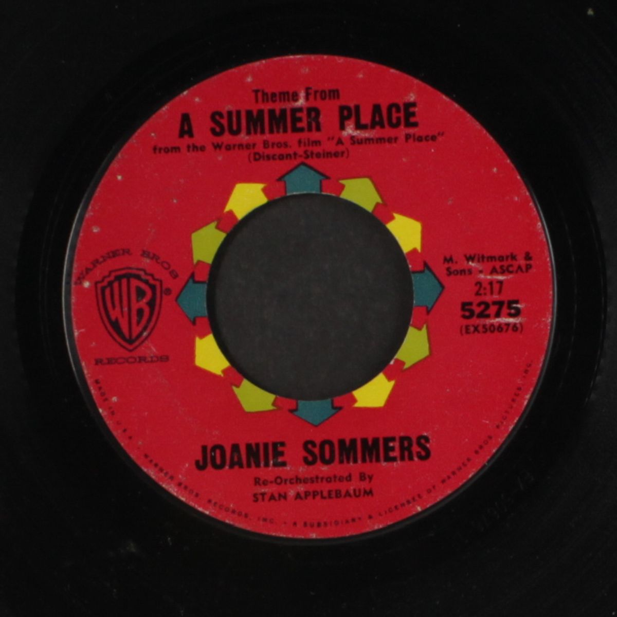johnny get angry / a summer place by JOANIE SOMMERS