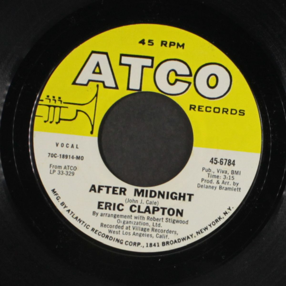 after midnight / easy now by ERIC CLAPTON