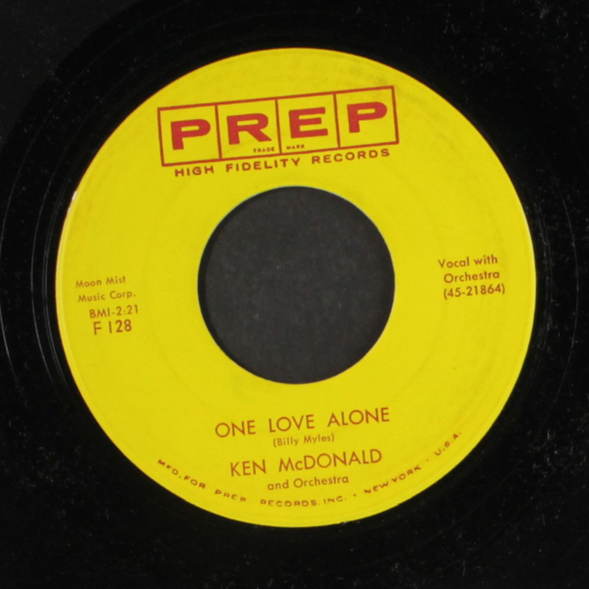 one love alone / the picture by KEN MCDONALD
