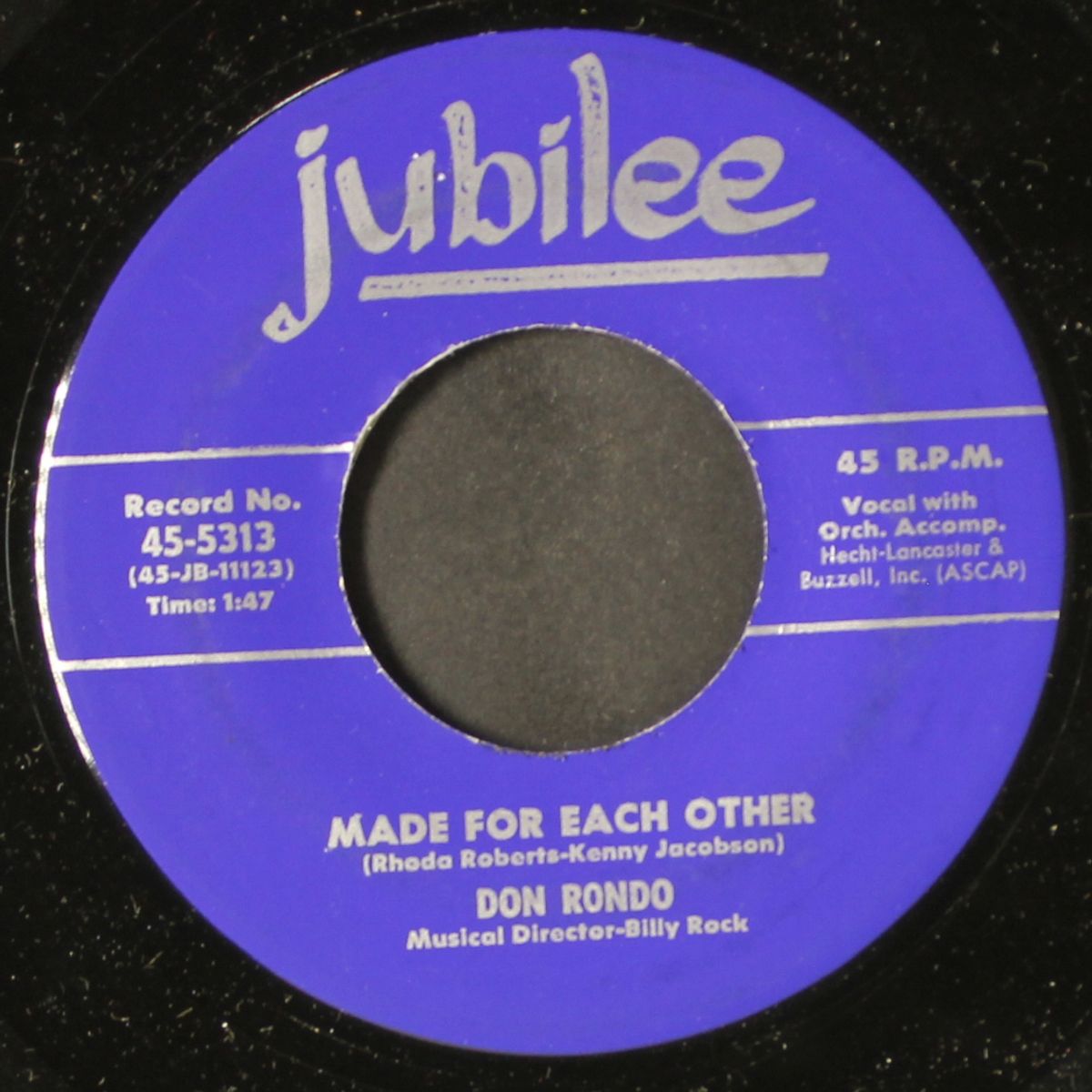 what a shame / made for each other by DON RONDO