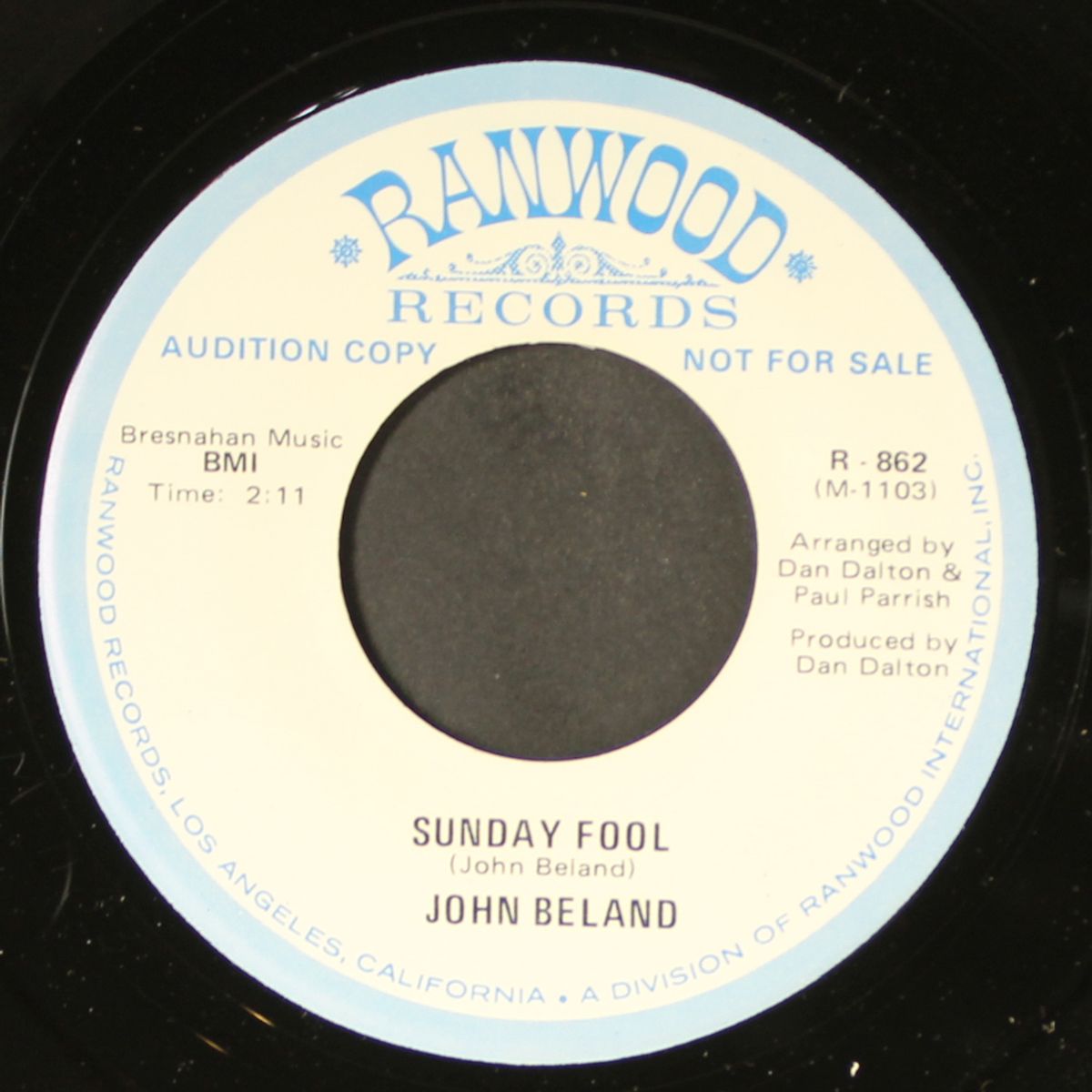 will you love me tomorrow / sunday fool by JOHN BELAND