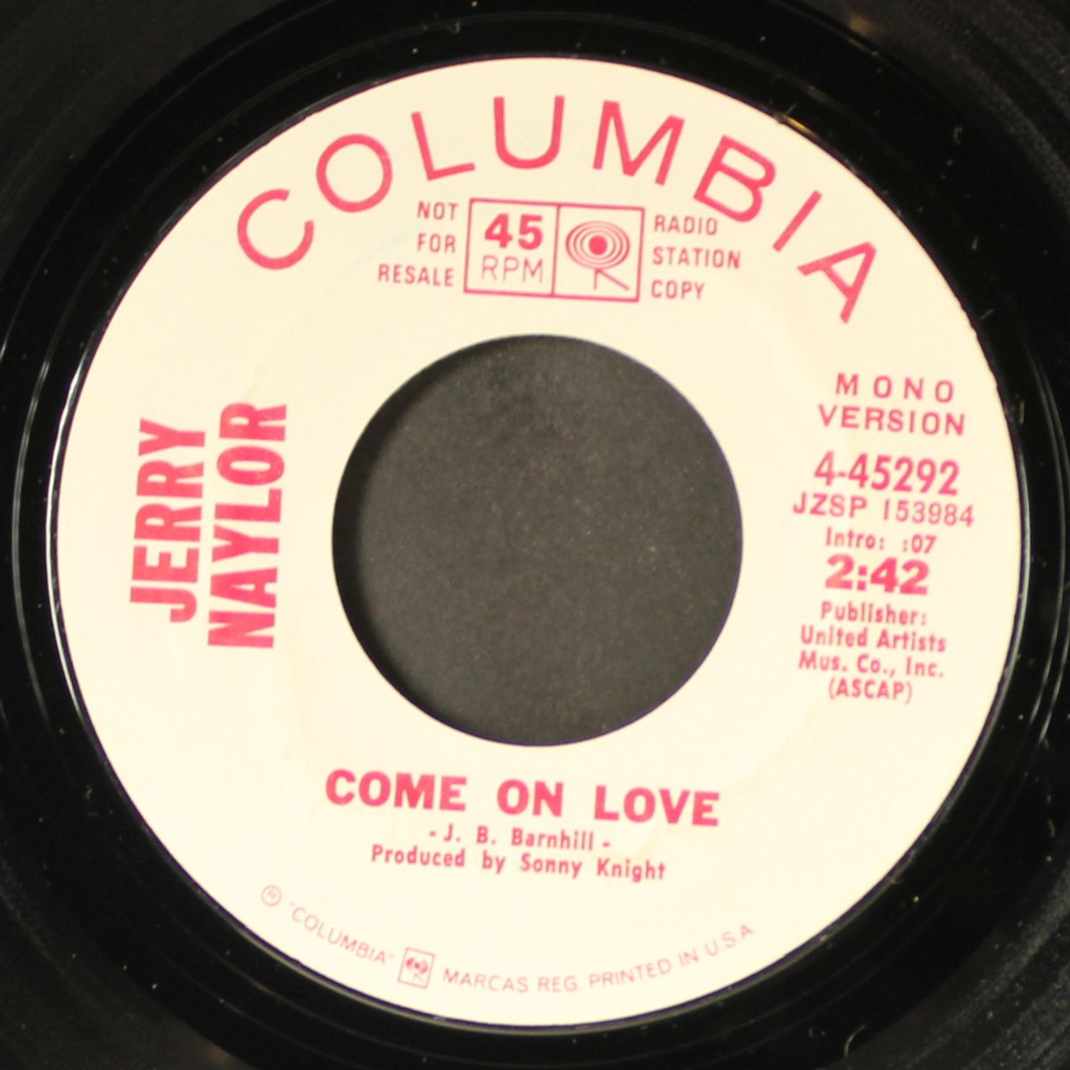 come on love / mono by JERRY NAYLOR