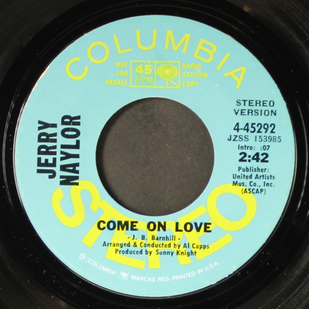 come on love / mono by JERRY NAYLOR