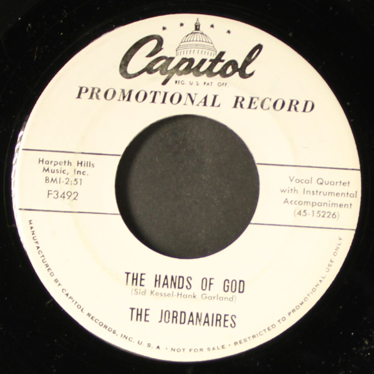 fighting for the lord / the hands of god by JORDANAIRES