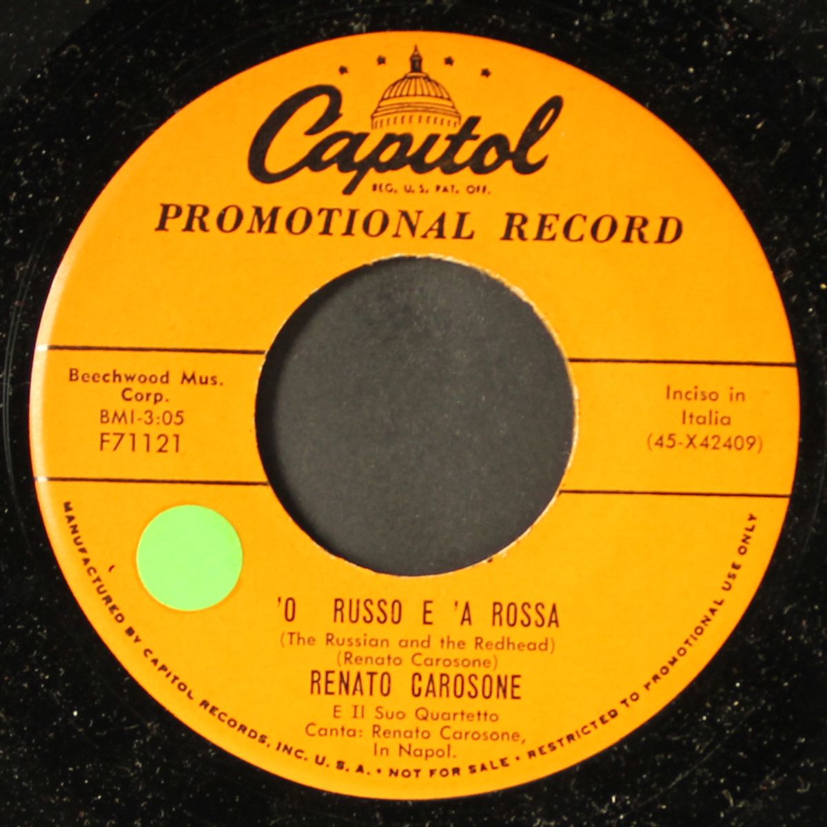 joey's song / 'o russo e 'a rossa by RENATO CAROSONE