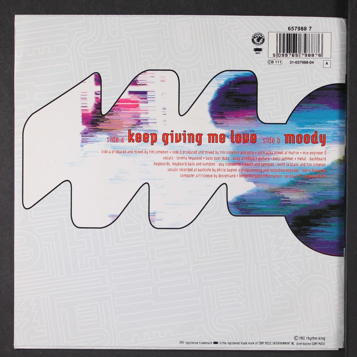 keep giving me love by BOMB THE BASS
