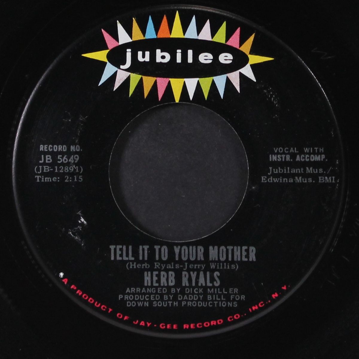 tell it to your mother / painted lady by HERB RYALS