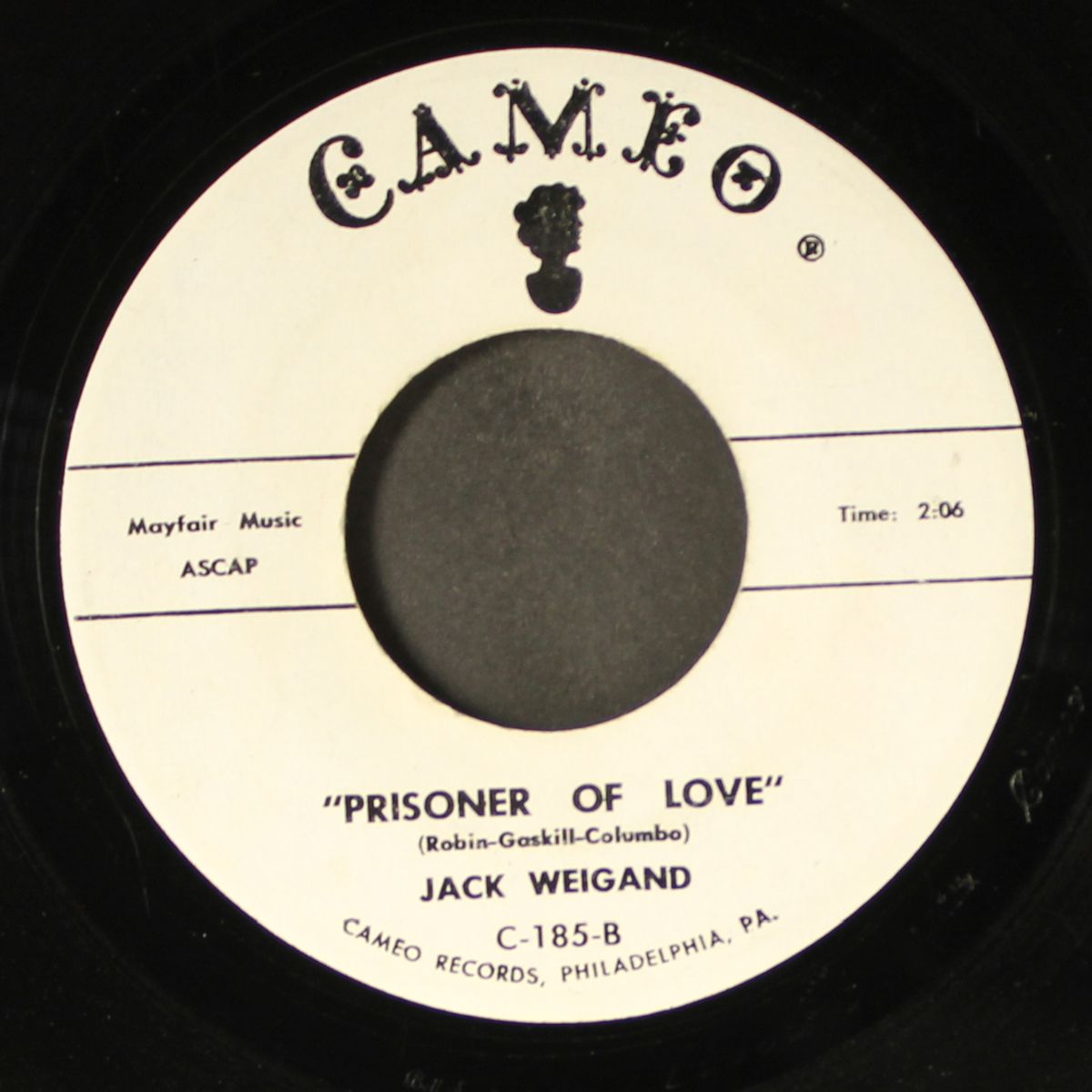 sixteen candles / prisoner of love by JACK WEIGAND