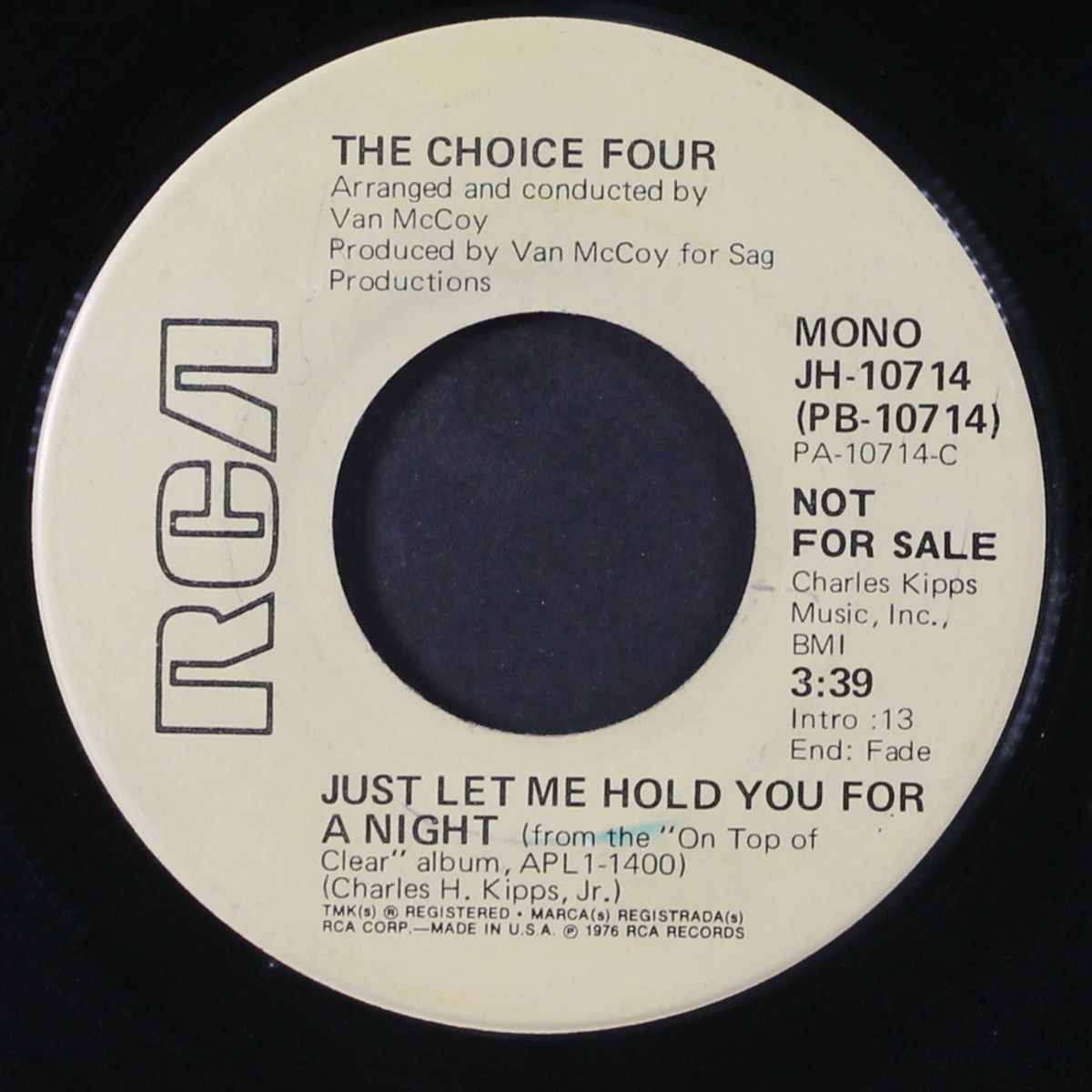 just let me hold you for a night / mono by CHOICE FOUR