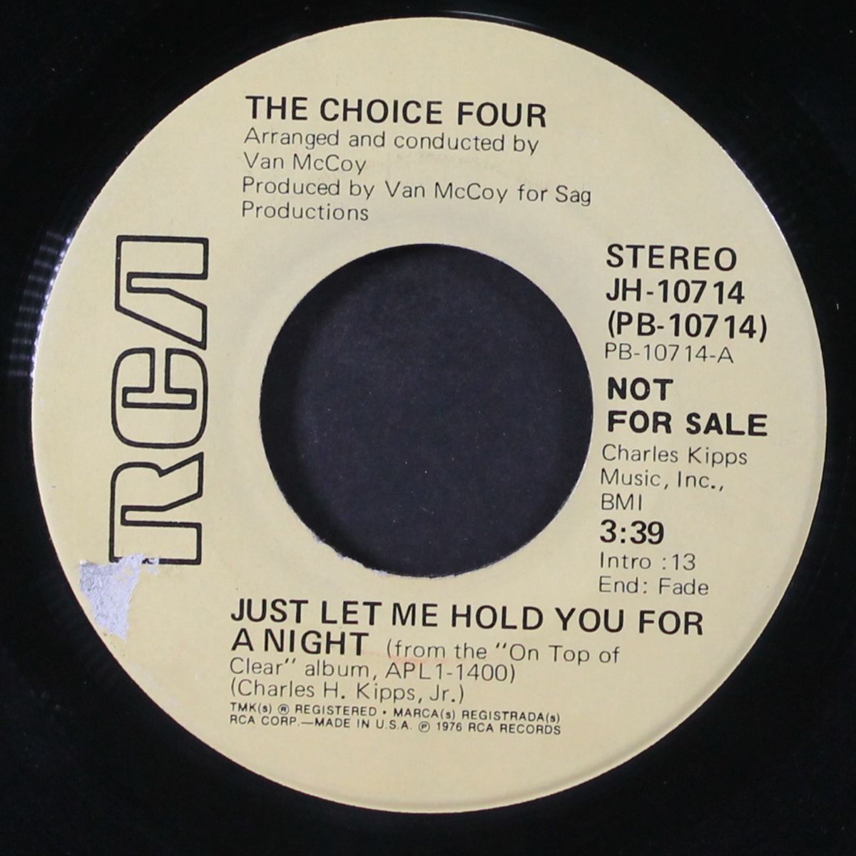 just let me hold you for a night / mono by CHOICE FOUR