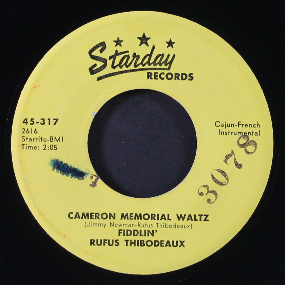 cameron memorial waltz / mean audrey by FIDDLIN' RUFUS THIBODEAUX