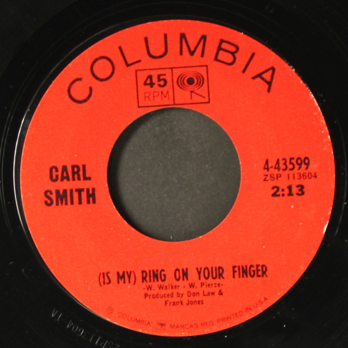 sweet temptation / (is my) ring on your finger by CARL SMITH