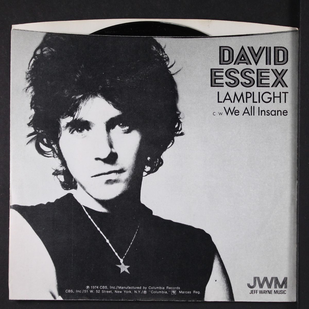 lamplight / we all insane by DAVID ESSEX